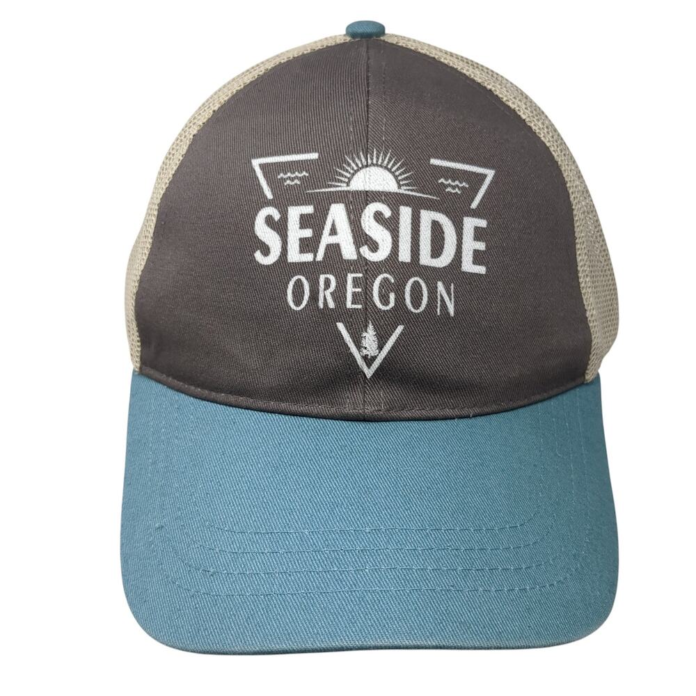 Seaside Oregon Snapback Trucker Hat Multicolor OS Adjustable Authentic Pigment
